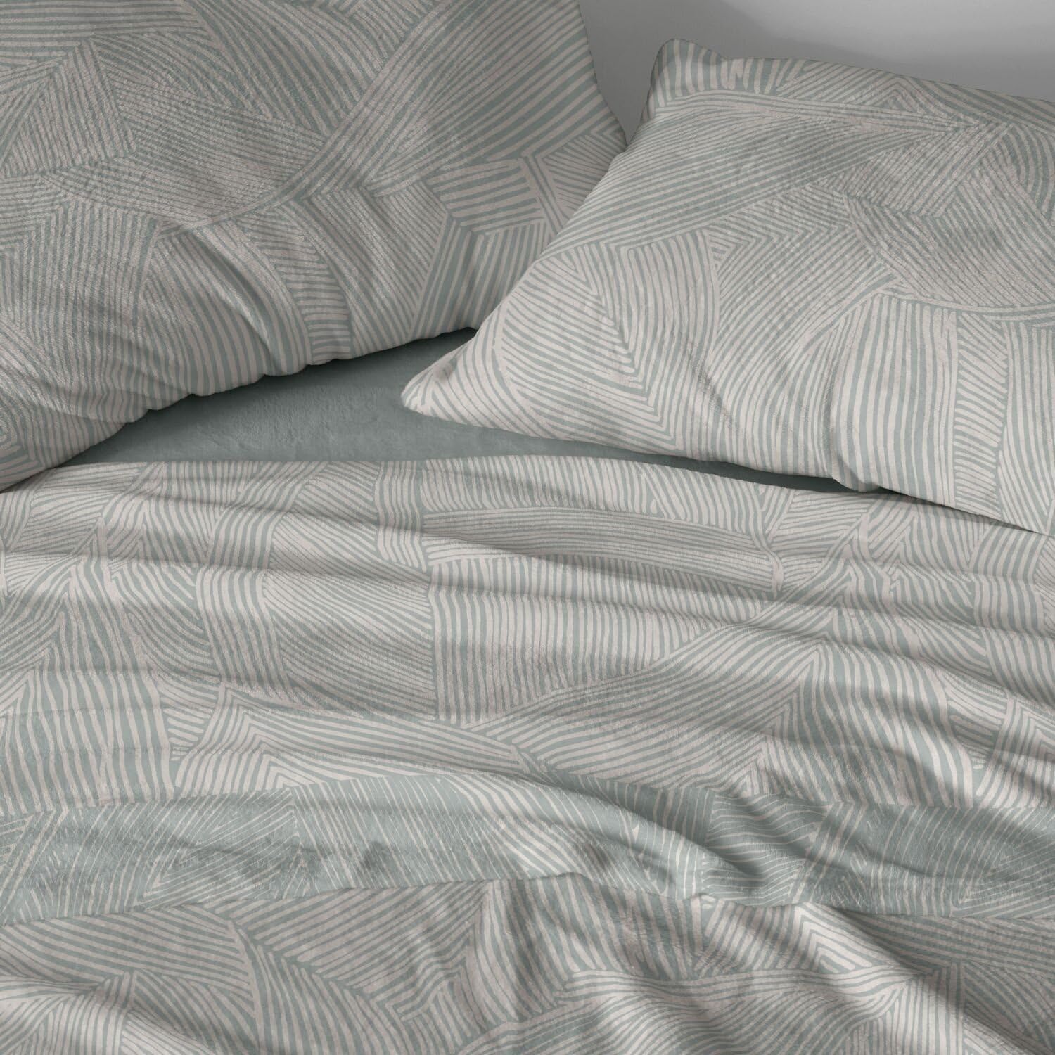 Draps Nacarina Burrito Blanco 90x190 pour lit une place couleur laurier design 028