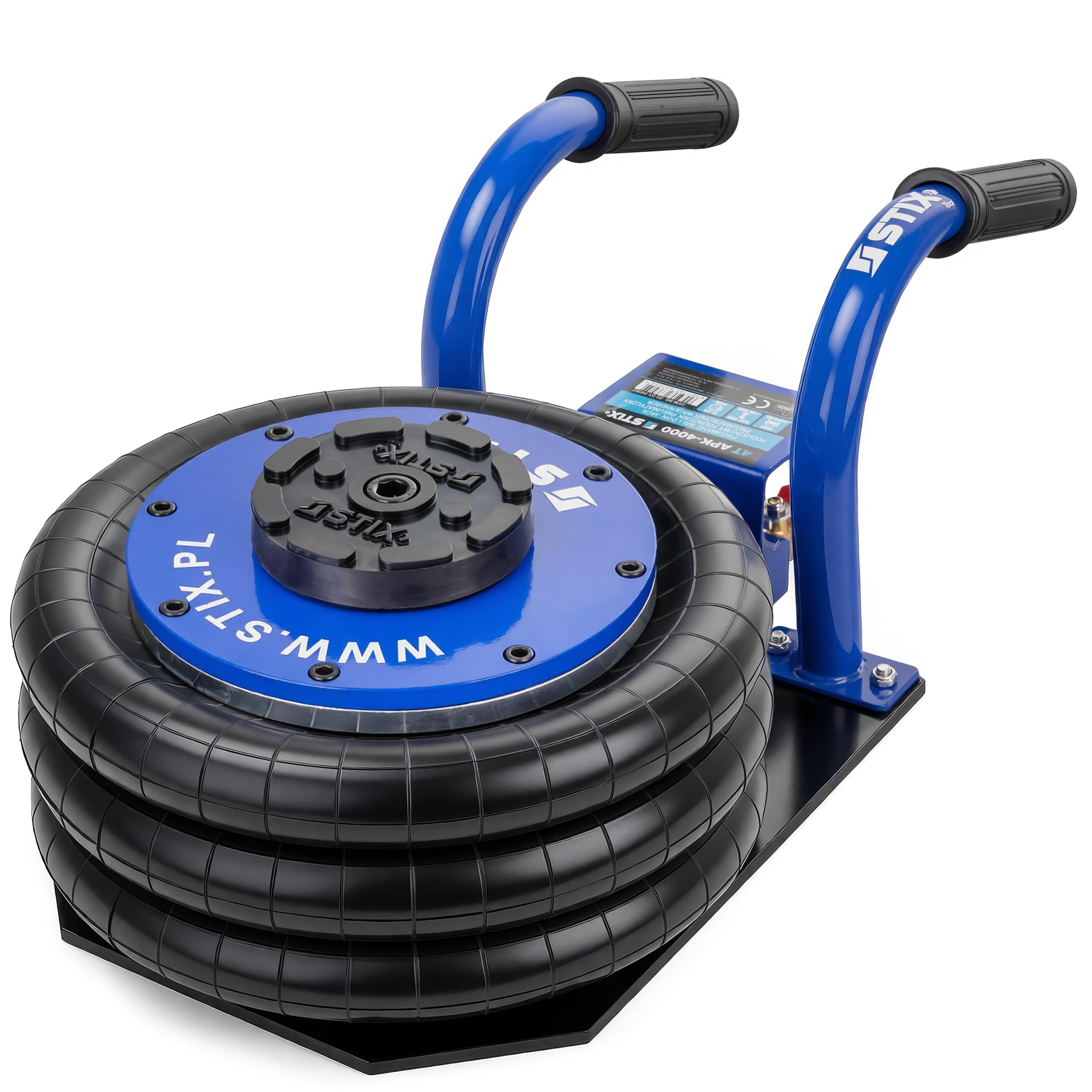 STIX Voiture Cric pneumatique 4T APK-4000 Type Air Jack Cric de Levage réglage de la Hauteur 150-400mm