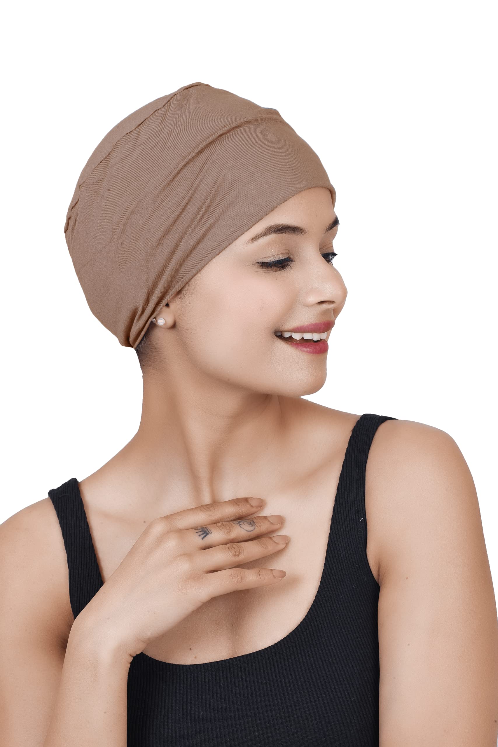 the headscarves Women's Bamboo Viscose Sleep Cap (HS3_Multicolor)-picture-47