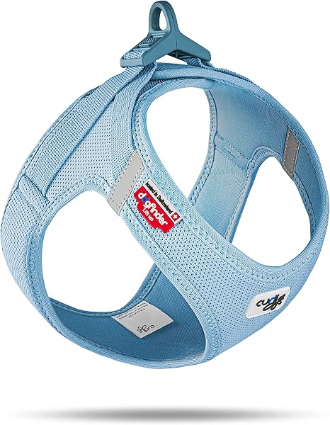 Vest Harness curli Clasp Air-Mesh Skyblue XL - 1
