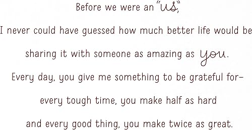Miniatura 3 de Hallmark Tarjeta de San Valentín para marido, esposa, novio, novia (You're a Blessing), tarjeta de aniversario, tarjeta de amor