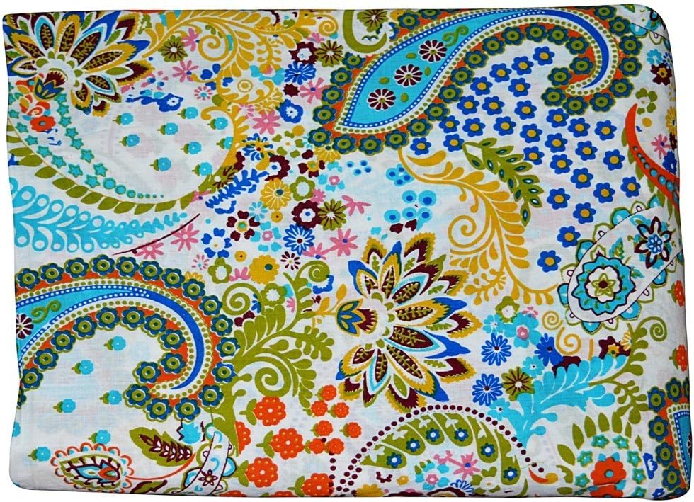 Hand Block Printed Indian Natural Cotton Jaipuri Print Sanganeri Kurti Print Fabric by 5 Yard