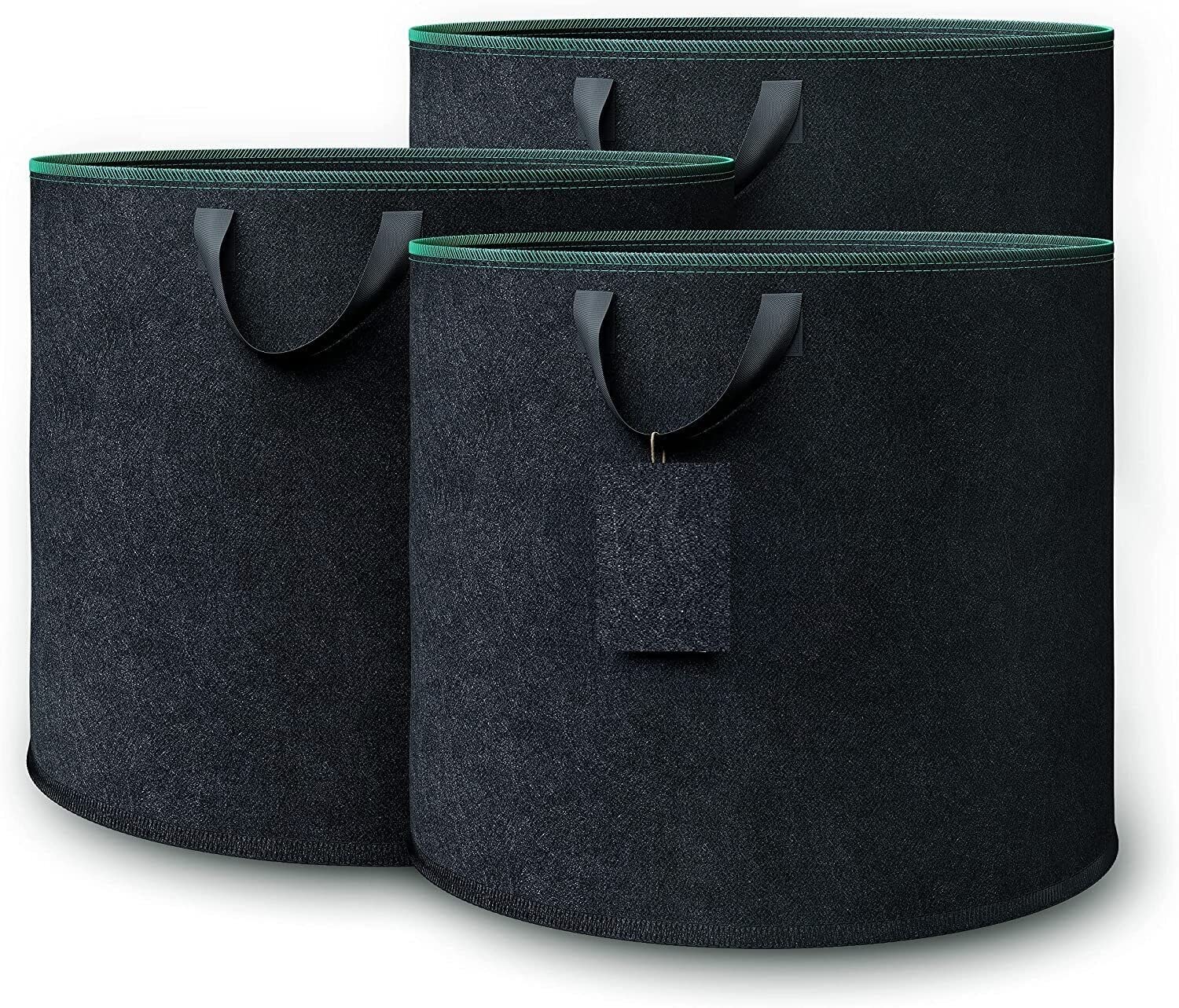 Optimal Products FABRIC POT BREATHABLE CONTAINER PLANT GROW BAG PLANTER ROOT NURSE HYDROPONICS (25 Litre)