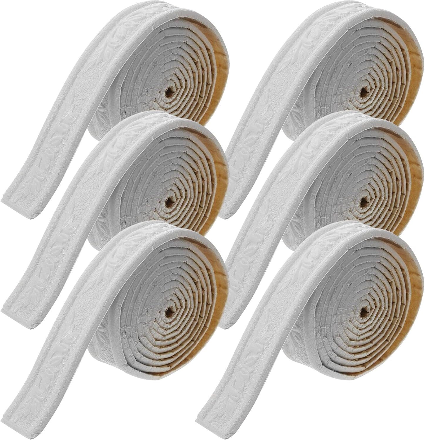 6pcs 3d Wall Border Trim Peel and Stick Selfadhesive Wall Edging Strip