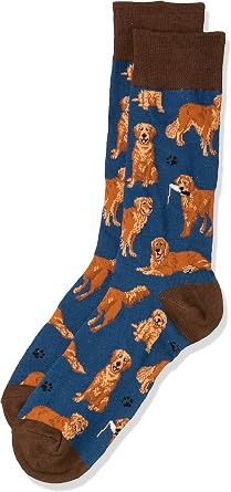 Socksmith Mens Golden Retrievers