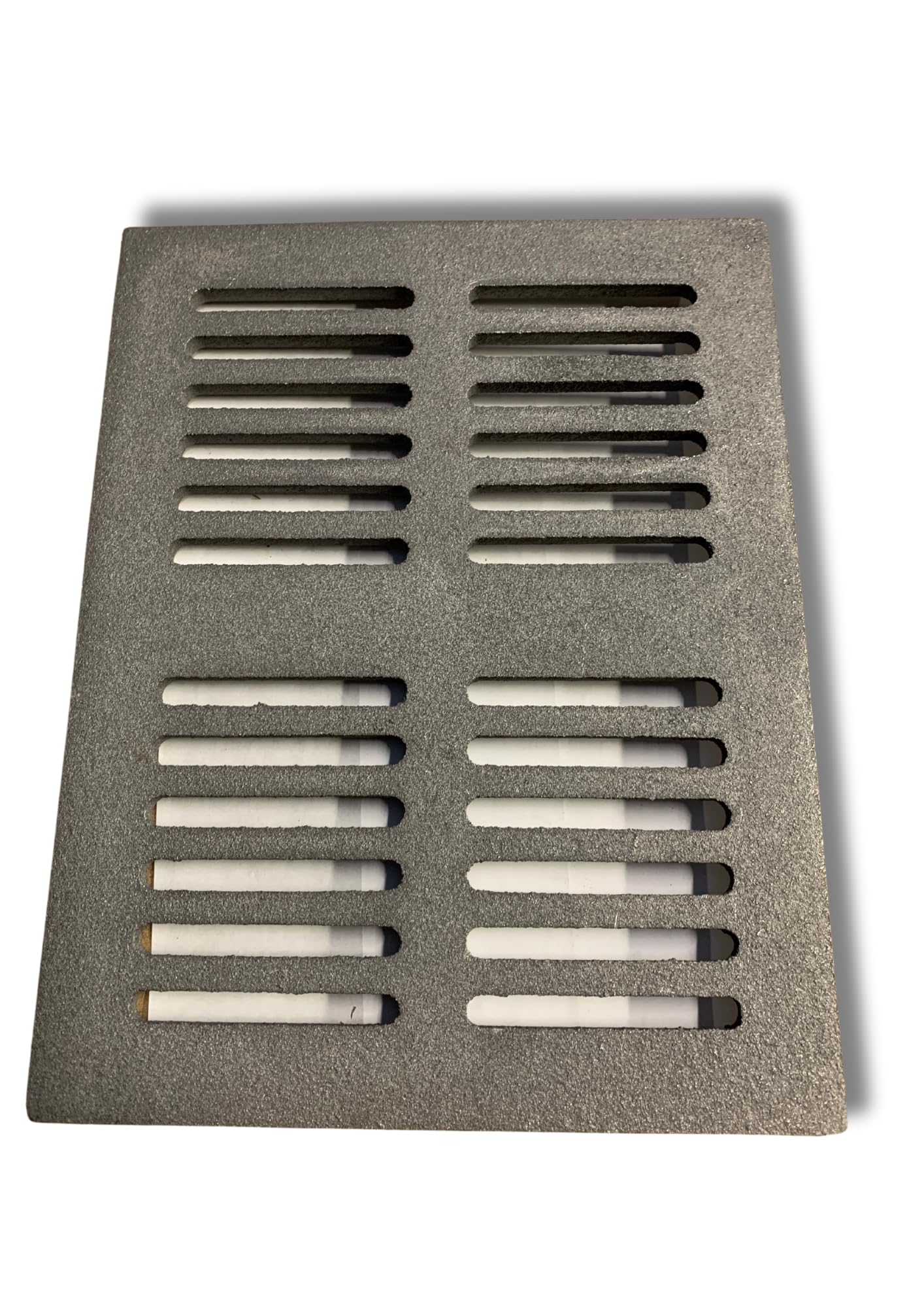 Rejilla de hierro fundido para chimeneas 34 x 24,8 x 1 cm