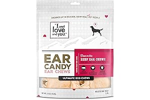 I and love and you Ear Candy Cow E-A-R-S Chews - Beef