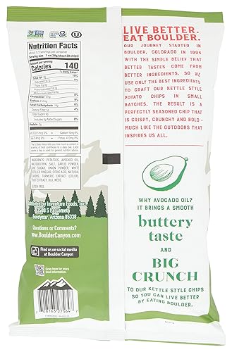 Miniatura 2 de Boulder Canyon Boulder Batch Kettle Chips, 6 onzas