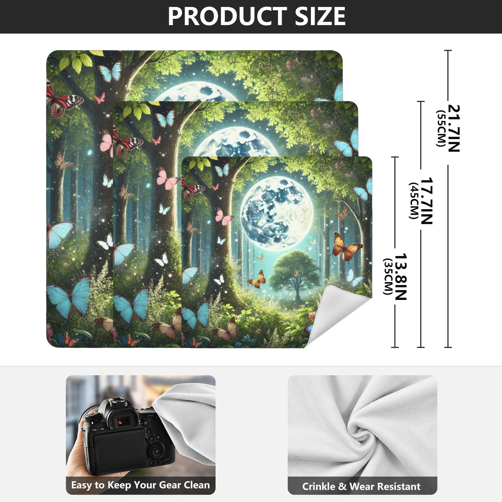 Joko Ivery Butterflies Moonlight Blue Protective Wrap 13.8