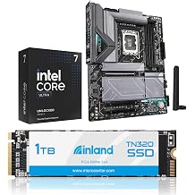 INLAND 3-in-1 Combo Intel Core Ultra 7 265KF CPU+Gigabyte Z890 Eagle WiFi7 mb+1TB TN320 M.2 SSD