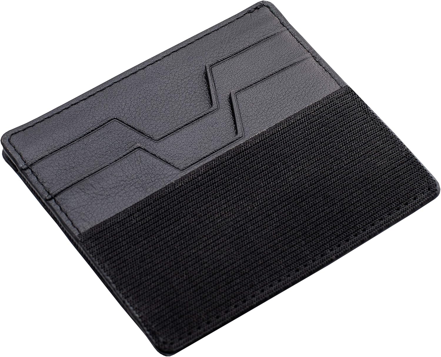 Slim Minimalist Wallet for Men. Leather RFID Blocking Front Pocket 10 Cards, Black, One Size, Minimalist - Image 2