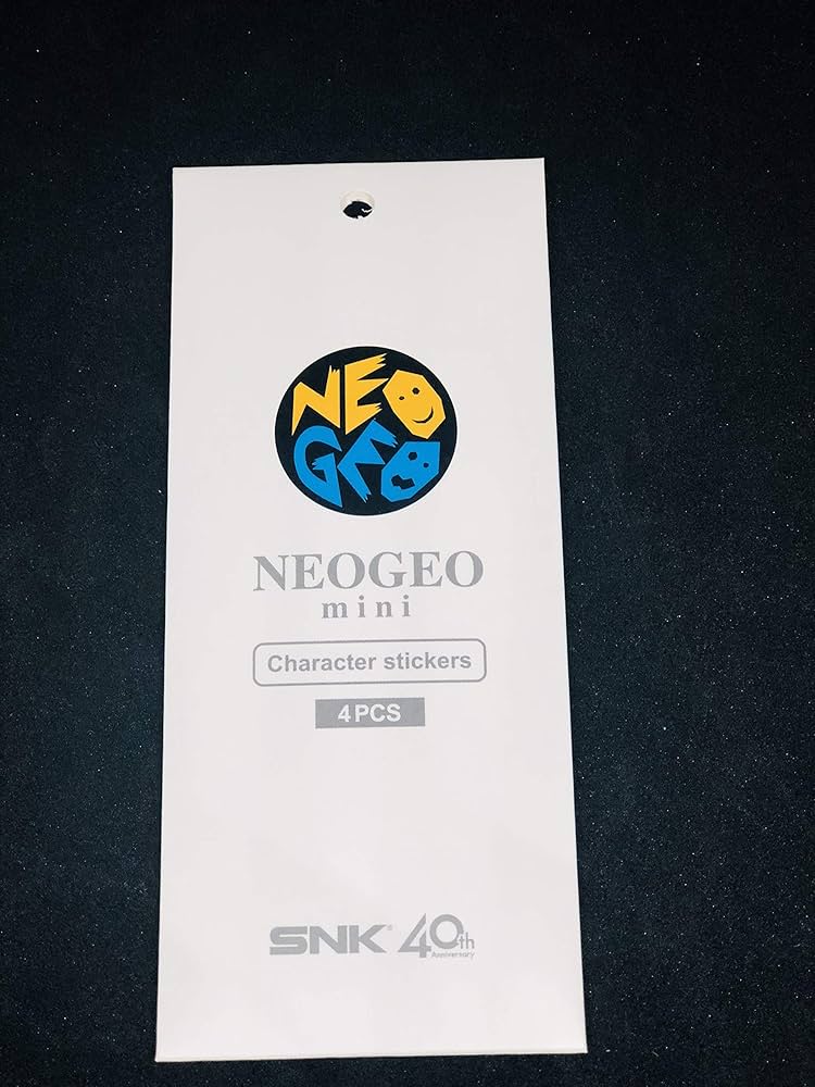 neogeo mini sticker 4枚入り 10セット‼️ neogeo mini sticker 4枚入り 10セット‼️