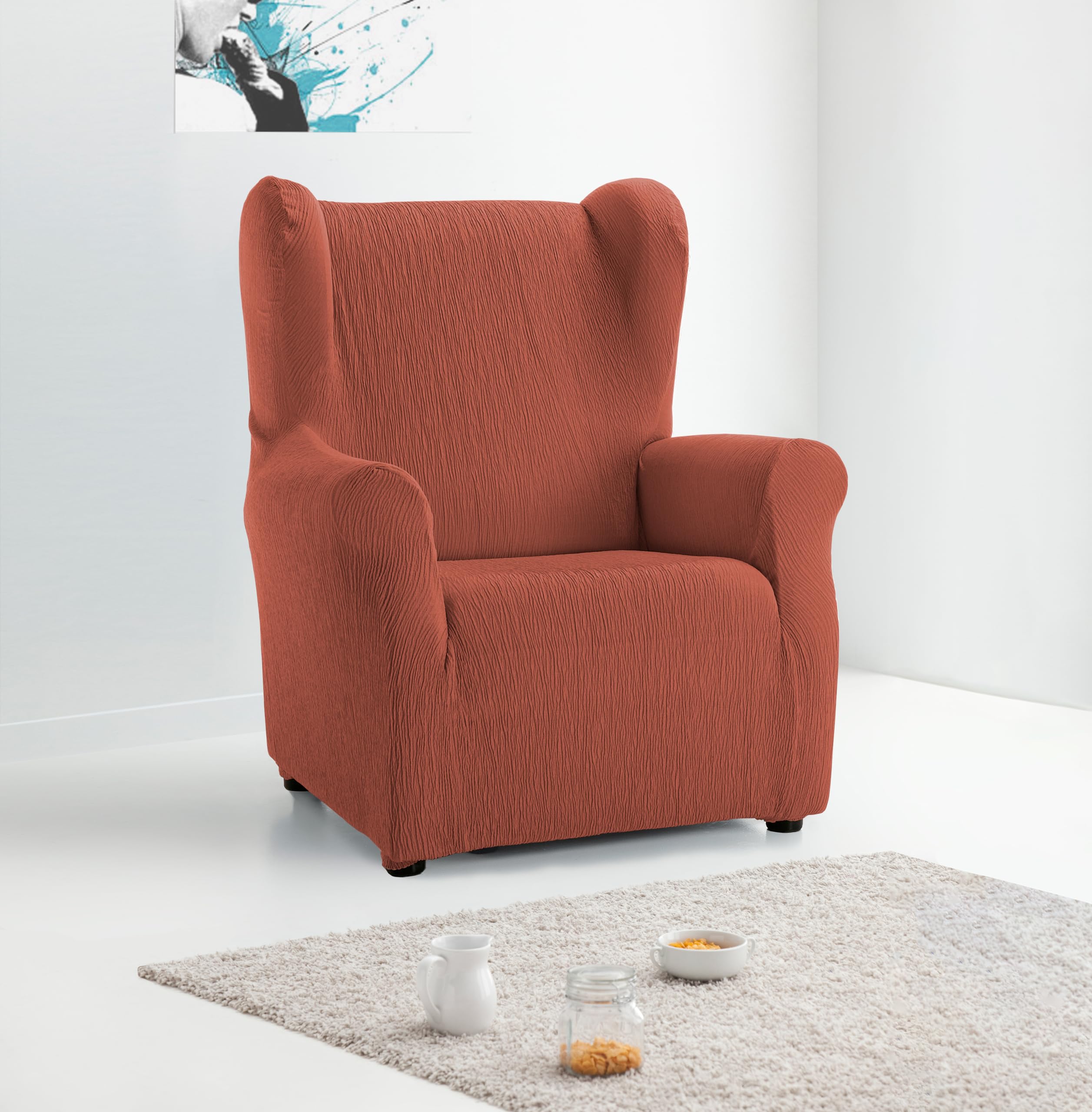 Martina Home Modell Emilia Bezug für Ohrensessel, Taupe