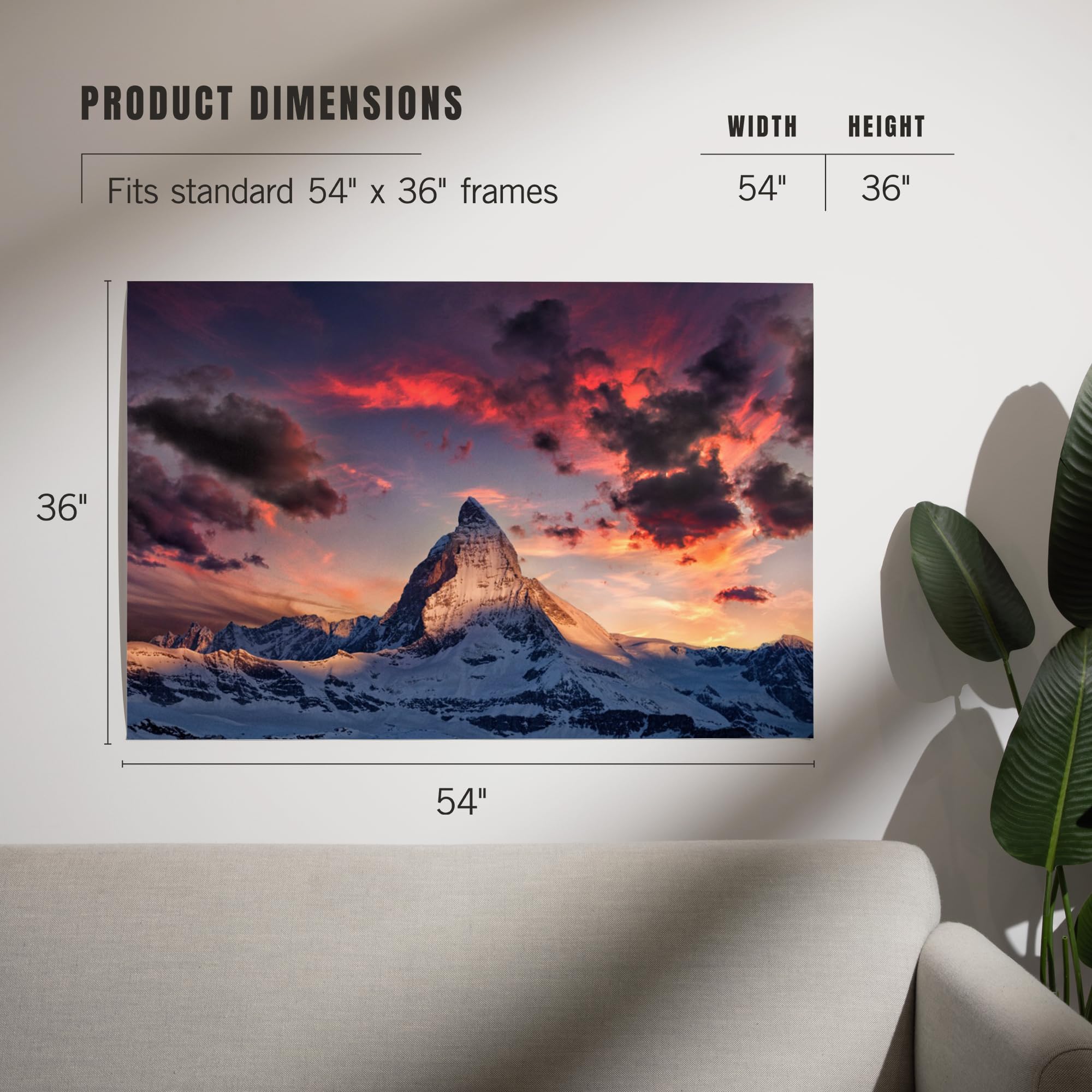 Amazon.co.jp: The Alps、スイス – マッターホルンピークとサンセット