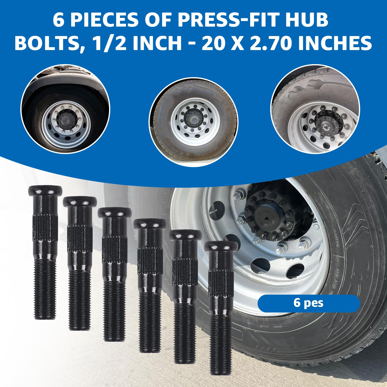 Amazon.com: K71-686-00 Press-in Wheel Studs for 007-262-00/7-262