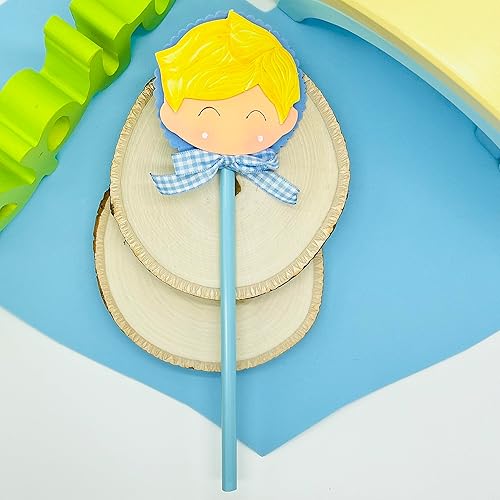 Miniatura 6 de Adorno hecho a mano para lápiz, adorno para bolígrafo, para niños y amantes de la escritura, aplique en goma eva. adorable adorno de niños para