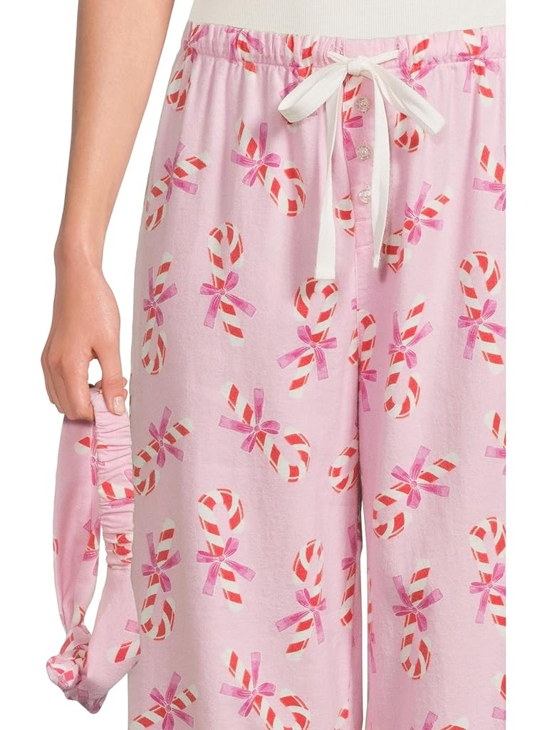 Pink P.J. Salvage Flannel PJ Set with Headband