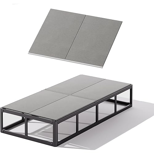 Bunkie Board Twin, Non-Slat Spacing Design, Low Profile Bed Board - Support Under Mattress, Light/Breathable/Noise Minimizing Bunkie Boards 8MM Thick, Under Bed Support