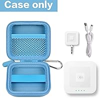 Vista 2 de Estuche para lector de tarjetas con chip, bolsa de transporte resistente. Compatible con Square A-SKU-0485, lector sin contacto y con chip con cable