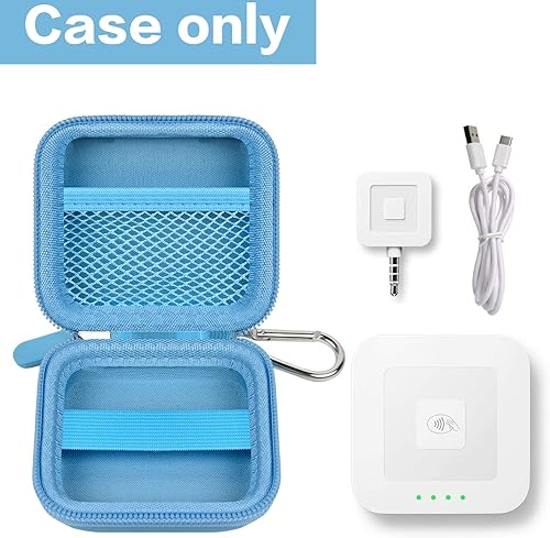 Miniatura 2 de Estuche para lector de tarjetas con chip, soporte para bolsa de transporte duro para Square A-SKU-0485 sin contacto y lector de chips con cable de