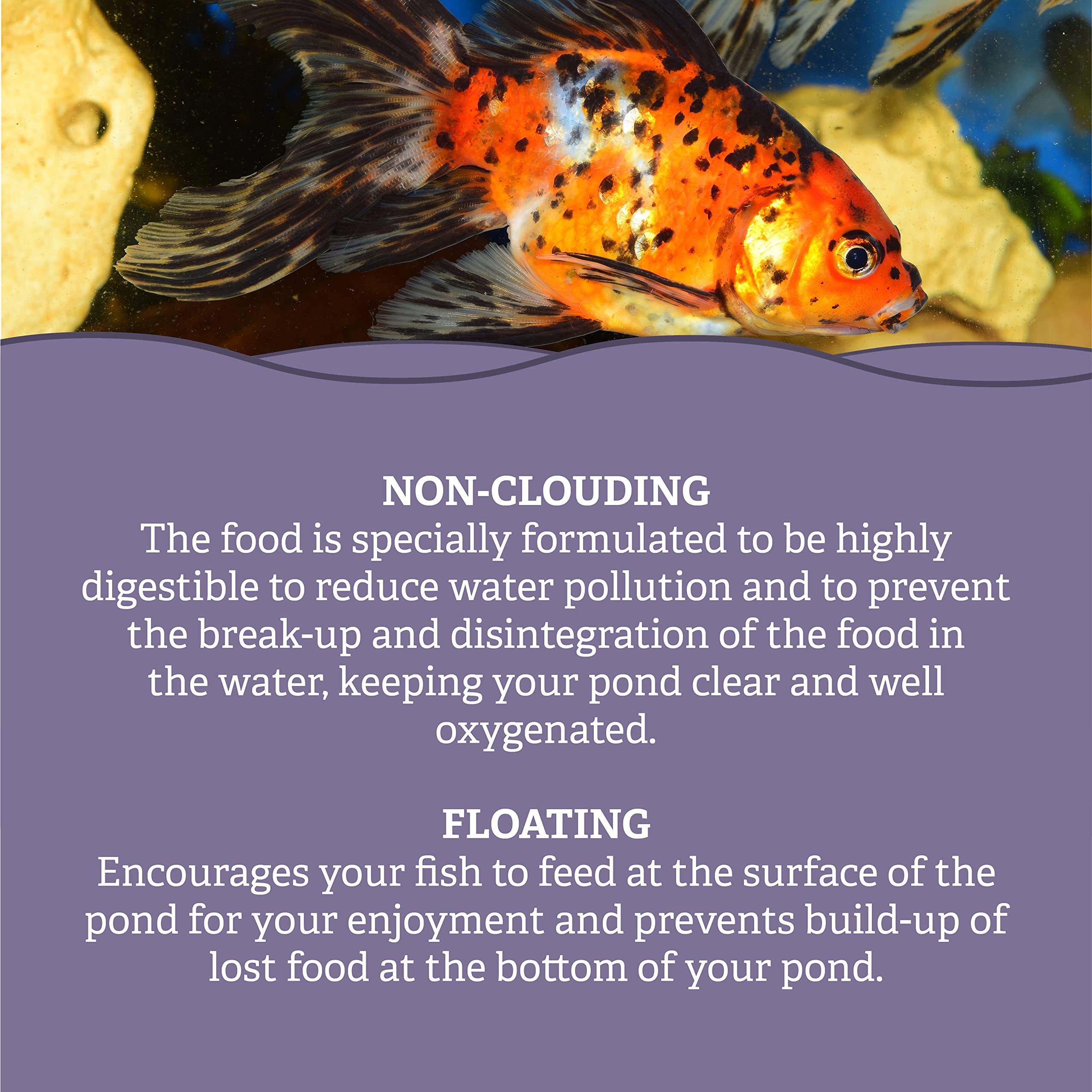 Pets Choice | Alimento para Peces, multipalitos | Flotante, Altamente digerible y no enturbiante | Espirulina añadida para Mejorar el Color (5 kg)