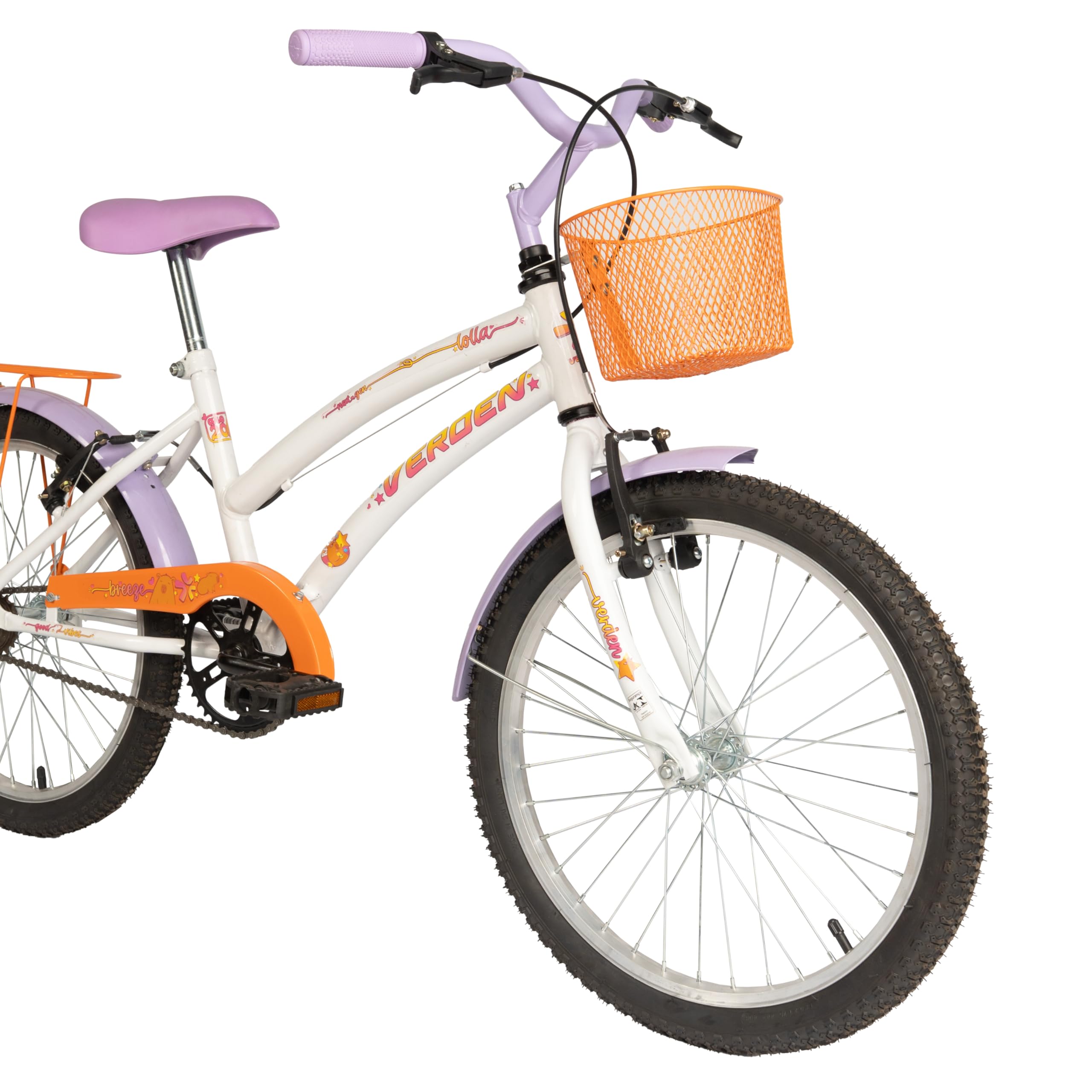 Verden Bicicleta Infantil Lolla Capivara Aro 20 com cestinha
