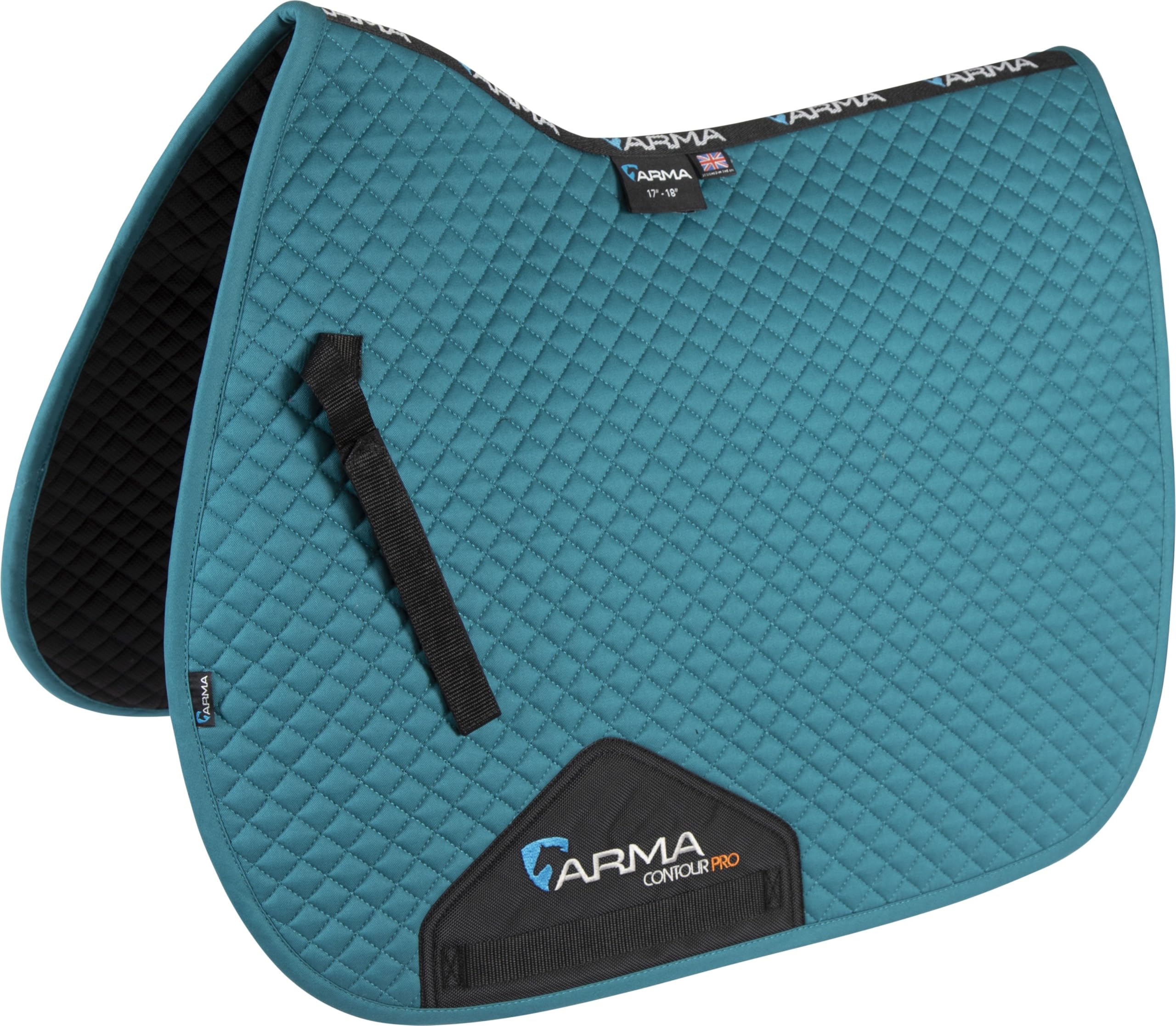 Shires Performance Saddlecloth Saddle Pad Cob/Full Size Ocean Blue