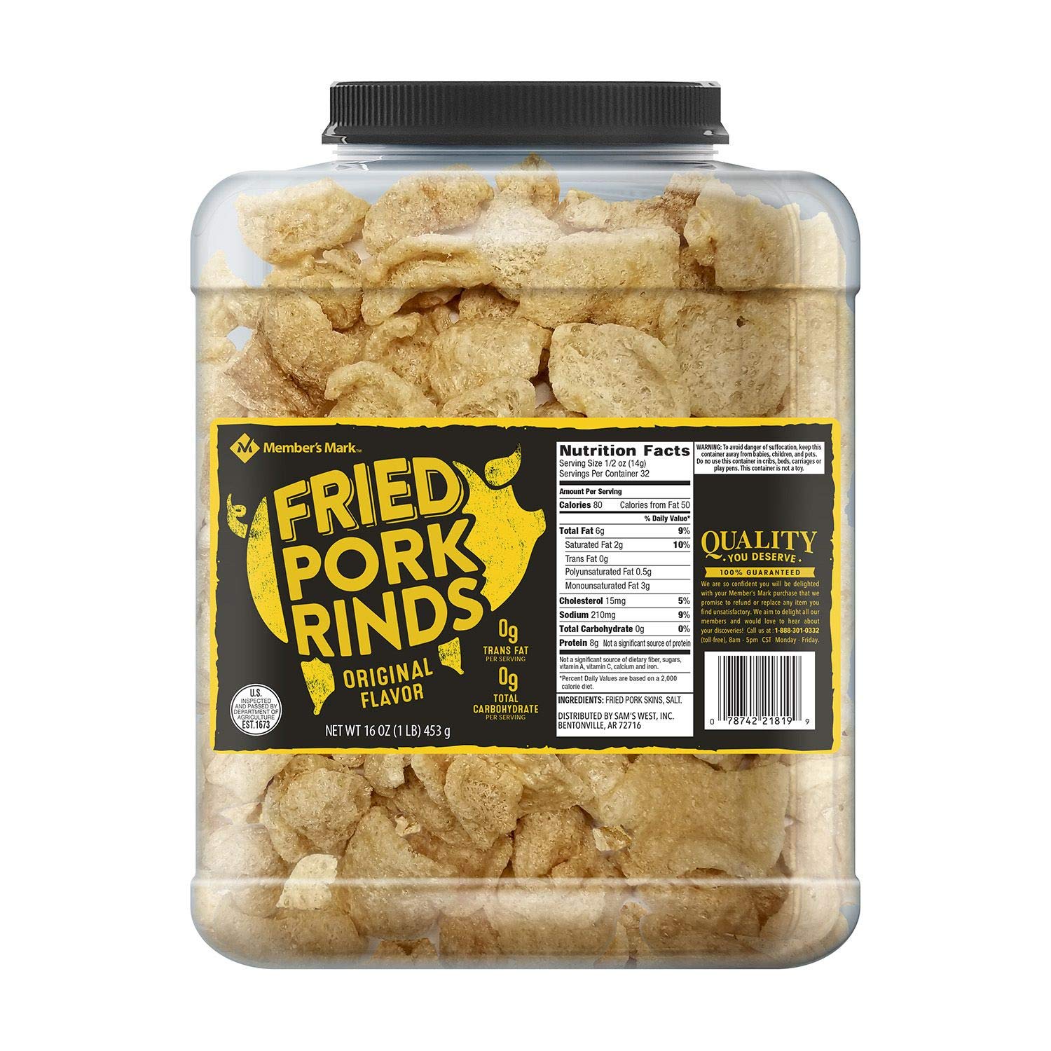 Member's Mark Original Fried Pork Rinds 16 oz. A1
