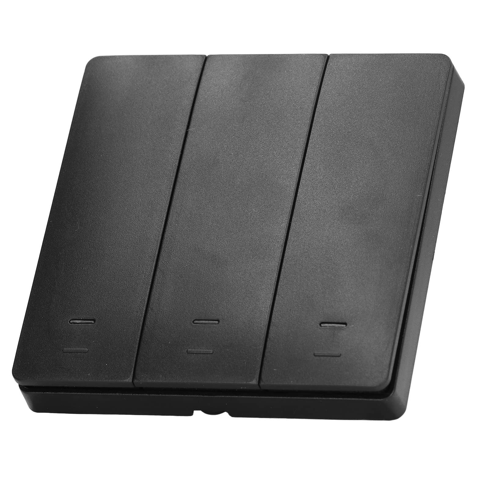 KUIDAMOS Interruptor Inteligente de 3 Bandas con Control de Voz, Interruptor de Luz WiFi con Velocidad de Respuesta Rápida para el Hogar y la Oficina, Material Resistente Al Fuego, 2 Unidades