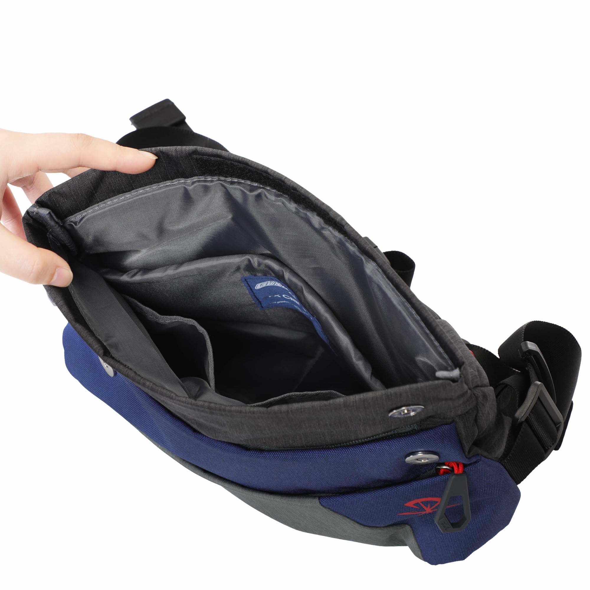 ProvidenceGundam Bolso Pecho Hombre, Bandoleras Riñoneras Hombre, Sling Bag | Gran capacidad, múltiples compartimentos, anti-salpicaduras, nylon mejorado, multiuso, diario/viajes/negocios/trabajo