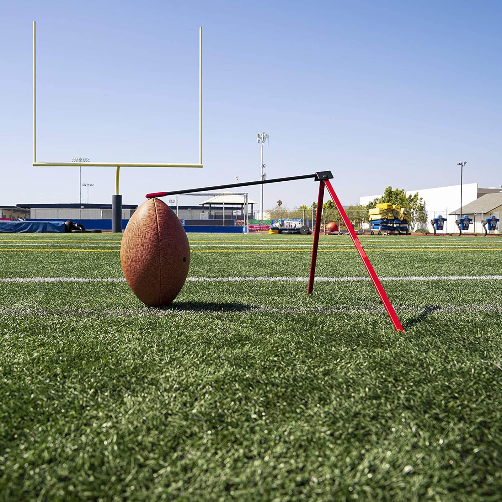 Support de Kicking en métal Pliable pour Football américain – Tee d'entraînement – Cramoisi