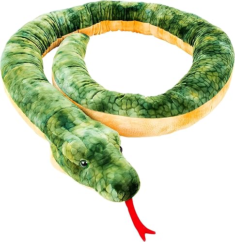 Rhode Island Novelty Juguete de peluche gigante de serpiente Anaconda de 100 pulgadas de largo