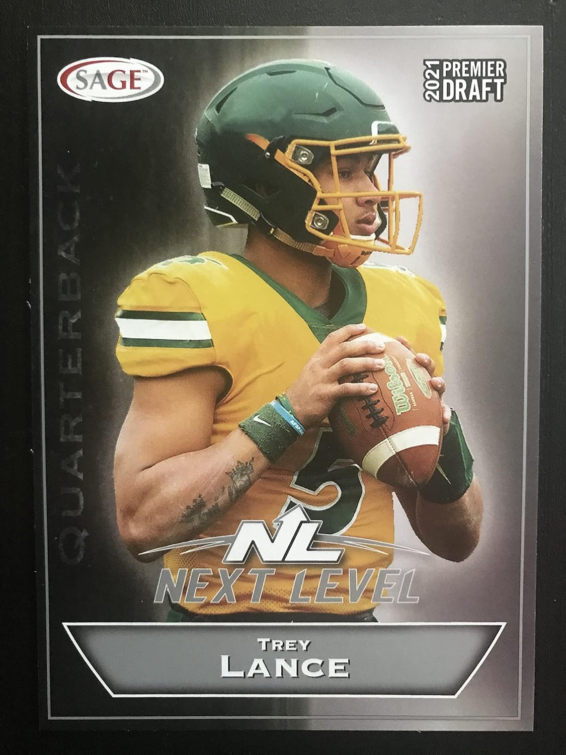 Trey Lance Officially Licensed NFL Football 2021 Rookie Card #48 Premier Parallel Draft Brand New Pack Fresh - PLEASE NOTE: This item is available for purchase. Click on this title and then "see all buying options" on the next screen in order to see pricing and to make your purchase