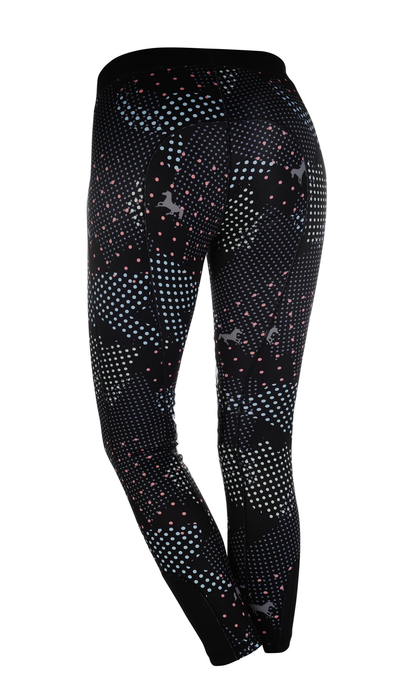 HKM - Reitleggings -Fancy- Silikon-kniebesatz9195, Pantaloni Unisex - Adulto