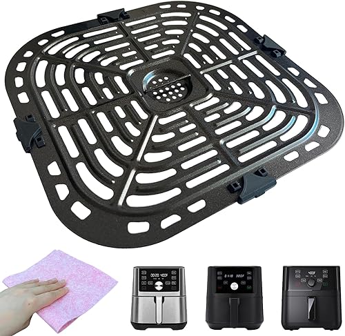 BeranWung - Placa de parrilla para freidora de aire de 6 cuartos para freidora instantánea Vortex Plus 6QT XL, bandeja de parrilla mejorada, rejilla