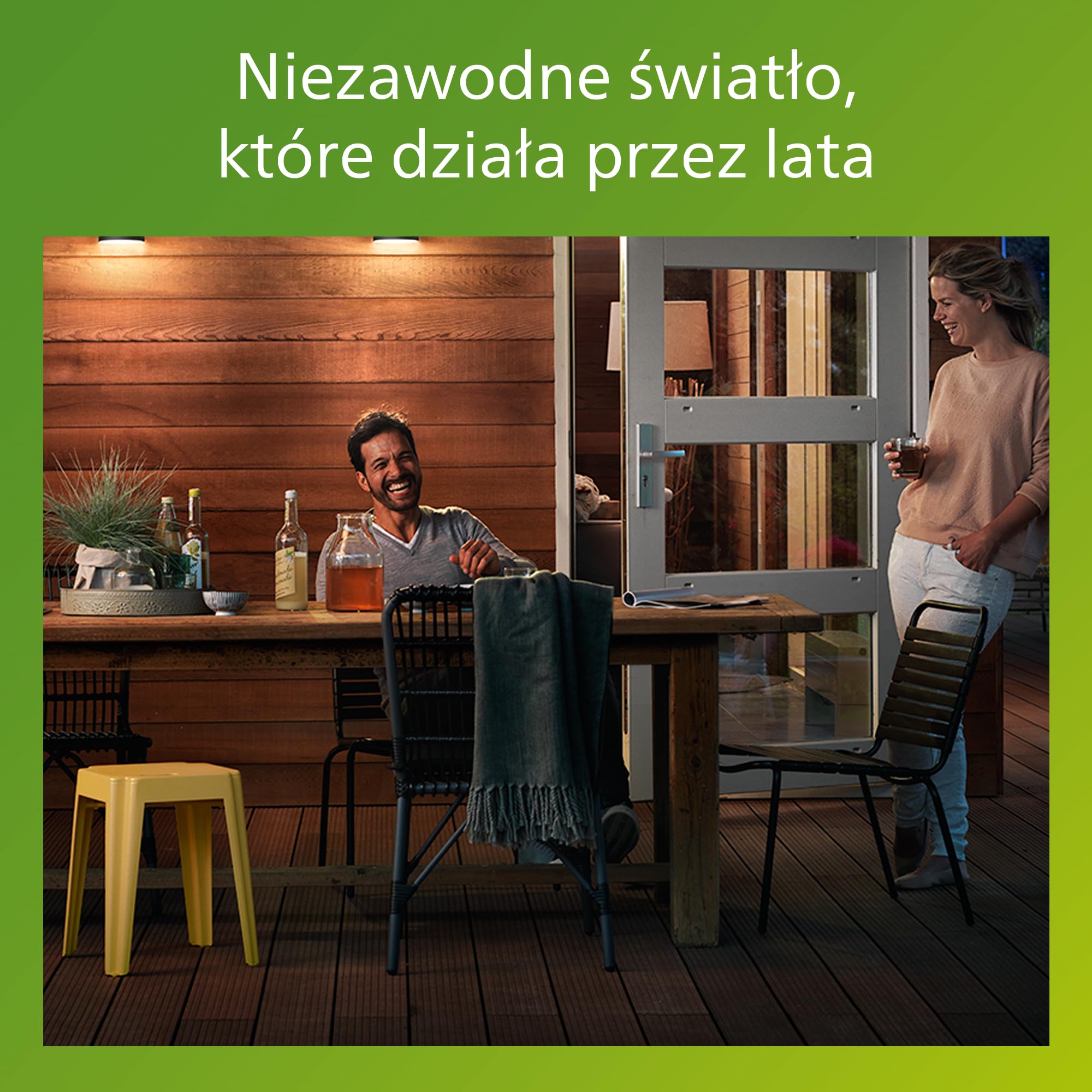 Philips Lois Zewnętrzna Lampa Floodlight z Czujnikiem, 30 W, 3000 K, Czarna