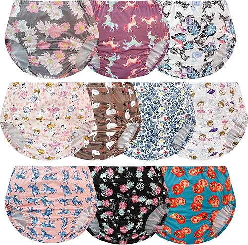 Miniatura 8 de Paquete de 10 fundas de plástico reutilizables para entrenamiento para ir al baño, transpirables, impermeables, para niños y niñas, 1T-5T, Boys