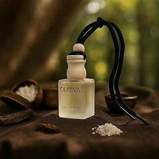 OLFENZA Air Freshener For Car | 10ml Cascade Musk Fragrance | Car Interior Perfume Accessories | Long-Lasting Car Freshene Price In India