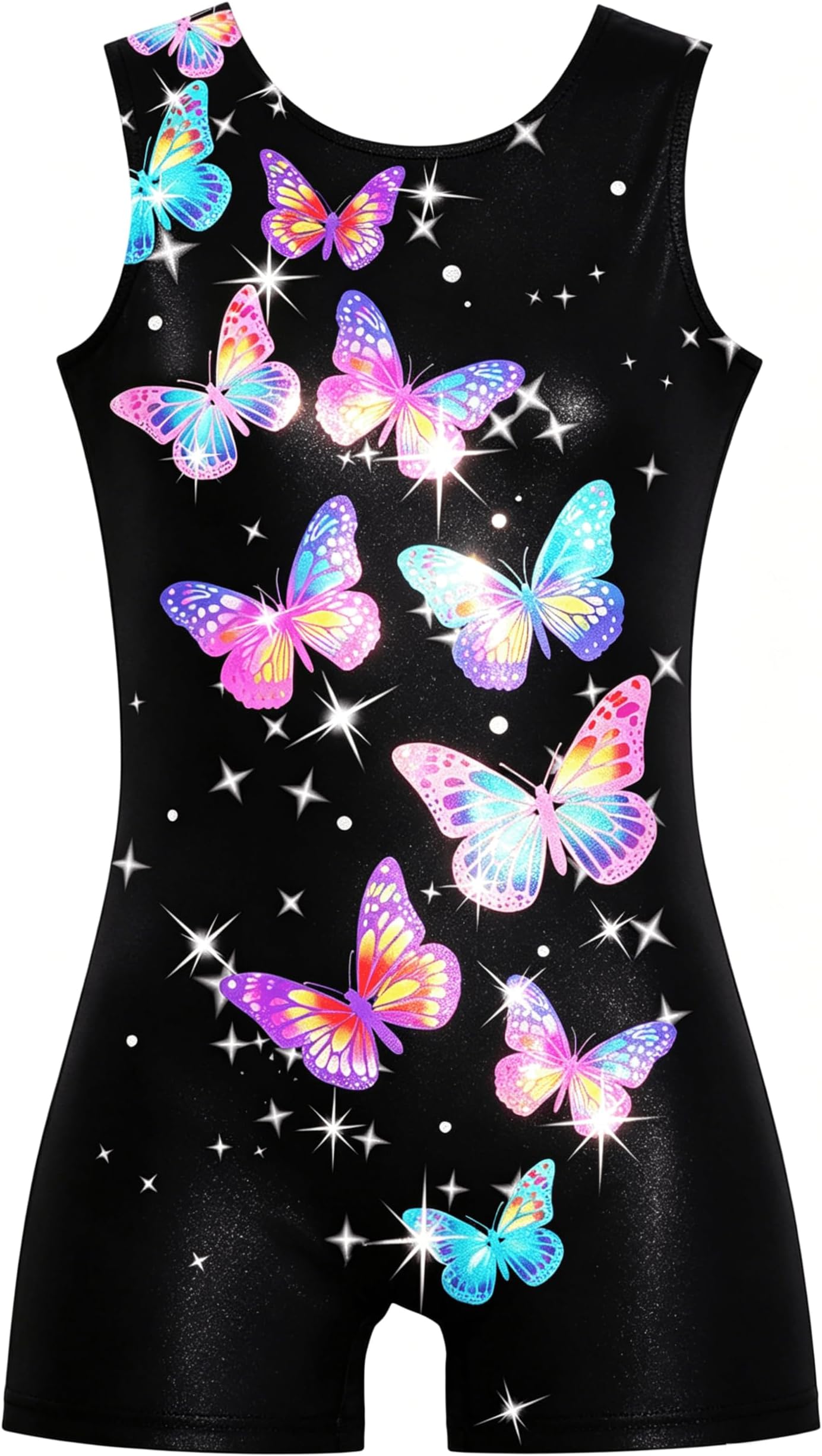 Girls Gymnastics Leotards Toddler Unitard Biketard Clothes Cute Kid Tumbling Dance Outfit 2-10T