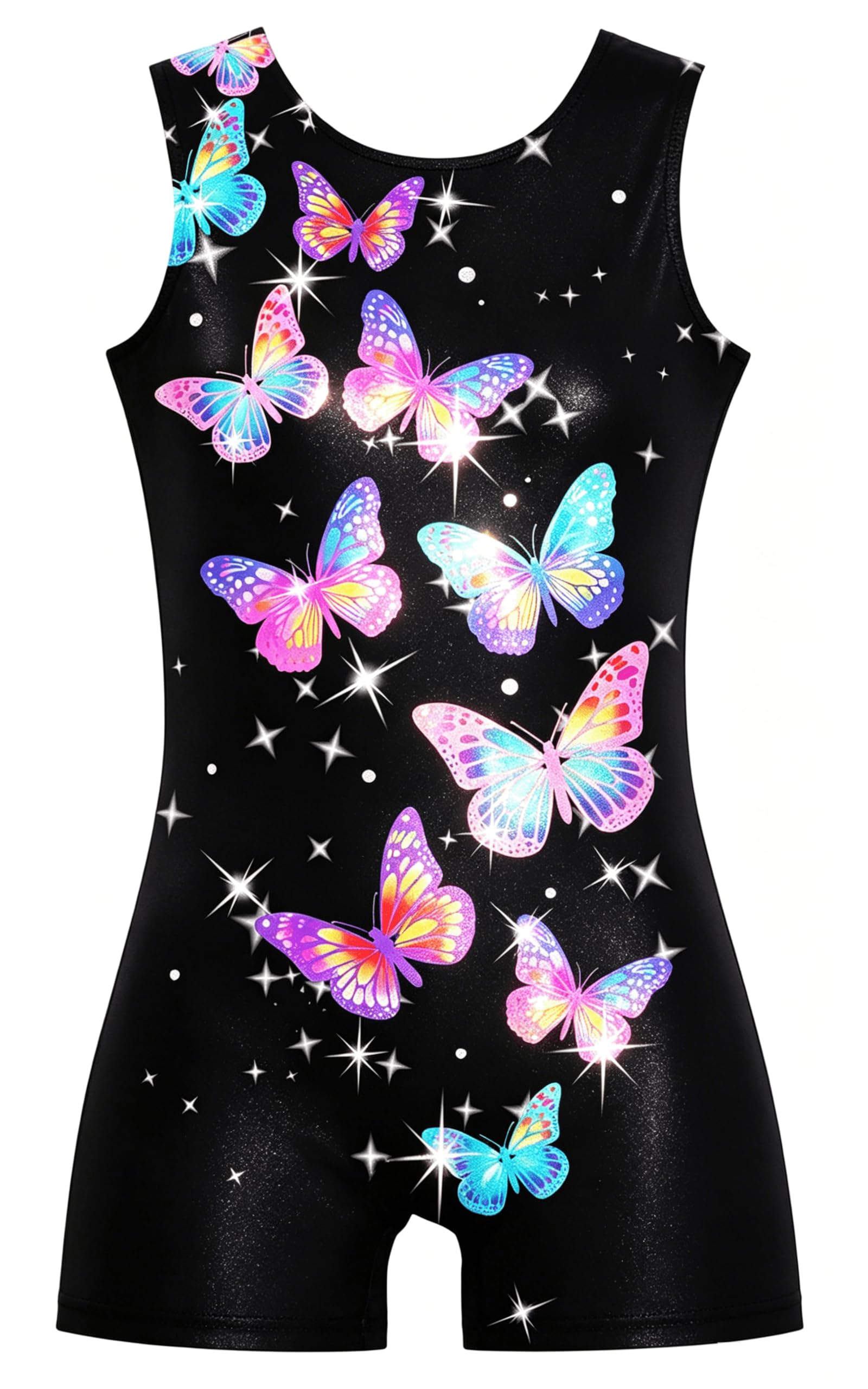 TUONROAD Girls Gymnastics Leotards Sparkly Kids One-Piece Unitards Active Sportwear 3-7 Years-image-31