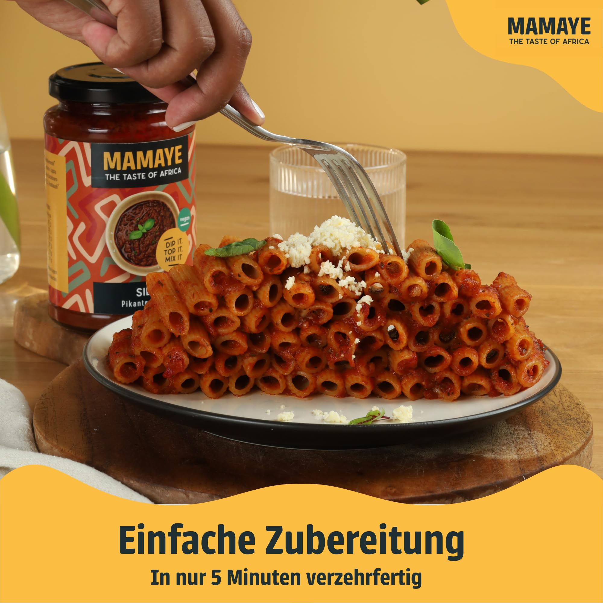 Mamaye® Deine Linsenliebe – 6er-Bundle Vegane Ostafrikanische Linsen Bowls | Proteinreich, Glutenfrei & Vegan | Schnell, Gesund & Natürlich | 6×380 g