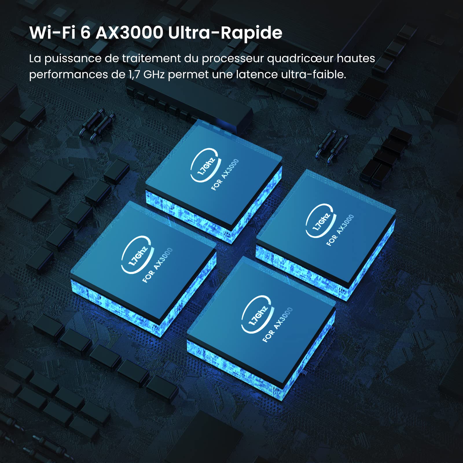 Tenda WiFi 6 Mesh AX3000 Nova MX12(Paquet de 2)- Système Mesh WiFi 6 pour Toute la Maison - Couverture de 4 à 6 pièces recommandée - Installation Facile - Remplacement de Répéteur Routeur WiFi