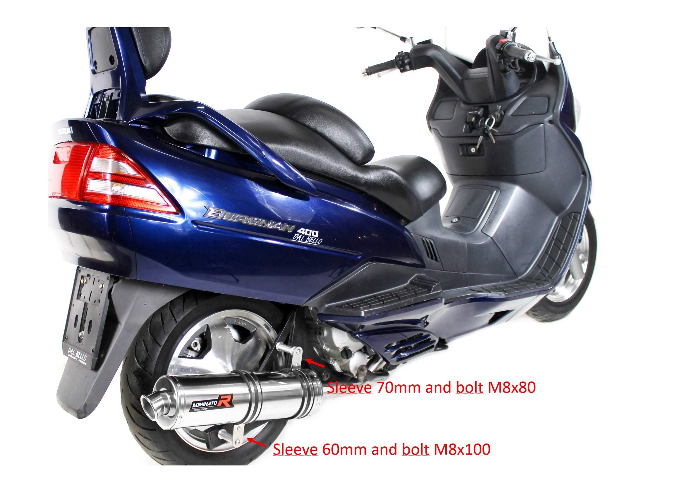 Marmitta Terminale Di Scarico Suzuki Burgman K5 400 dal 2004 al 2005