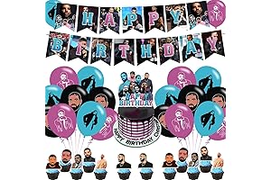 Drake Singer Themed Birthday Decorations Banner Cake Topper Balloons