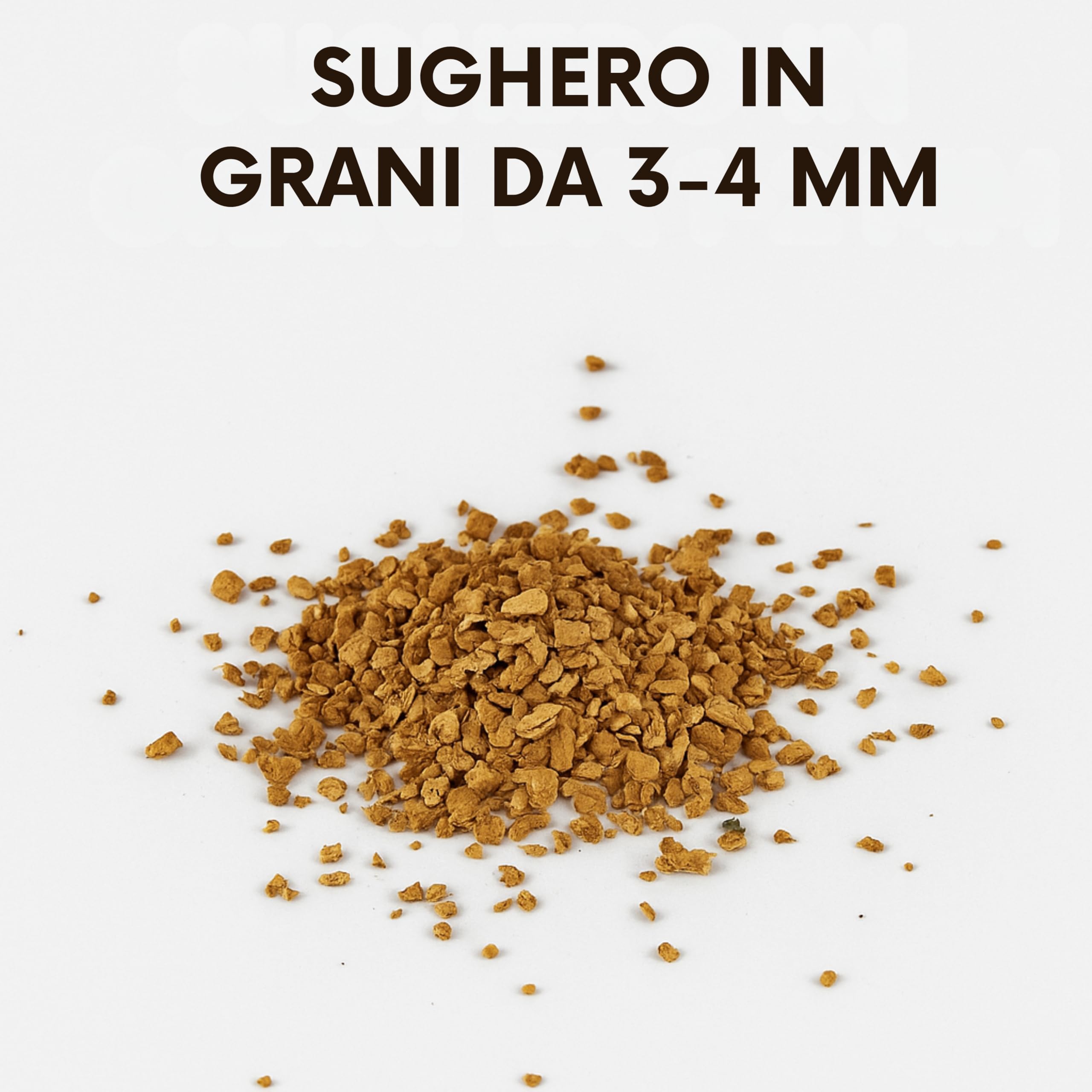 ICount Liège granuleux 2 l brut en grains 6 – 12 mm