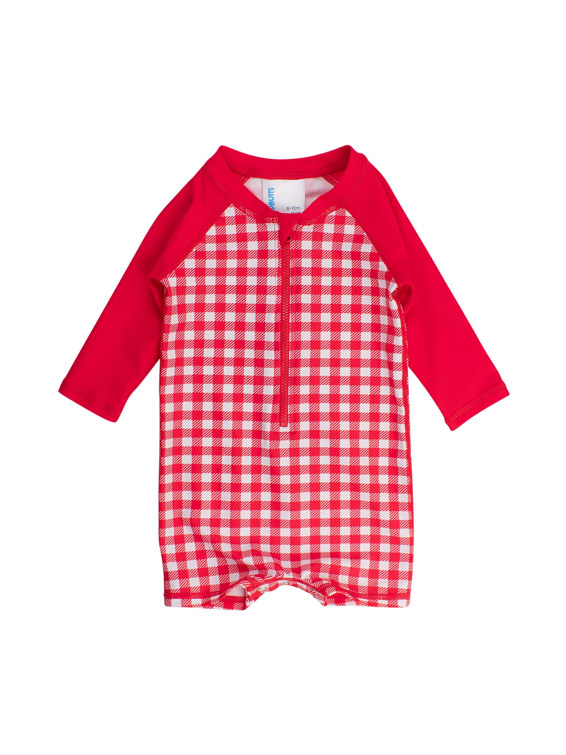 RUGGEDBUTTS Baby Boy Rash Guard Striped - One Piece Sunsuit UPF 50+