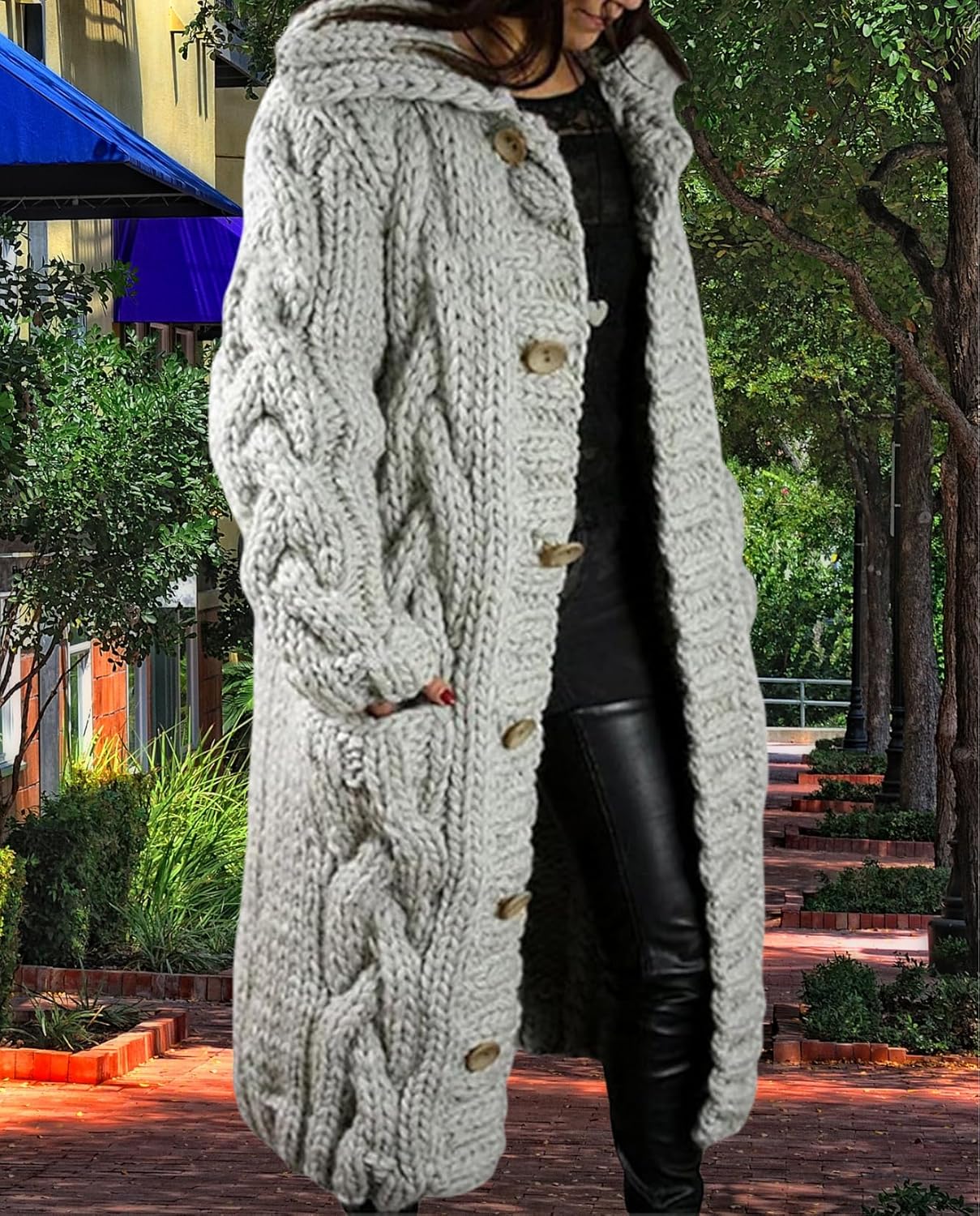 LIZALIG Oversized Cardigan Long Sweaters Ideal for Fall Outfits and Clothing Perfect Winter Clothing for Women - Image 3
