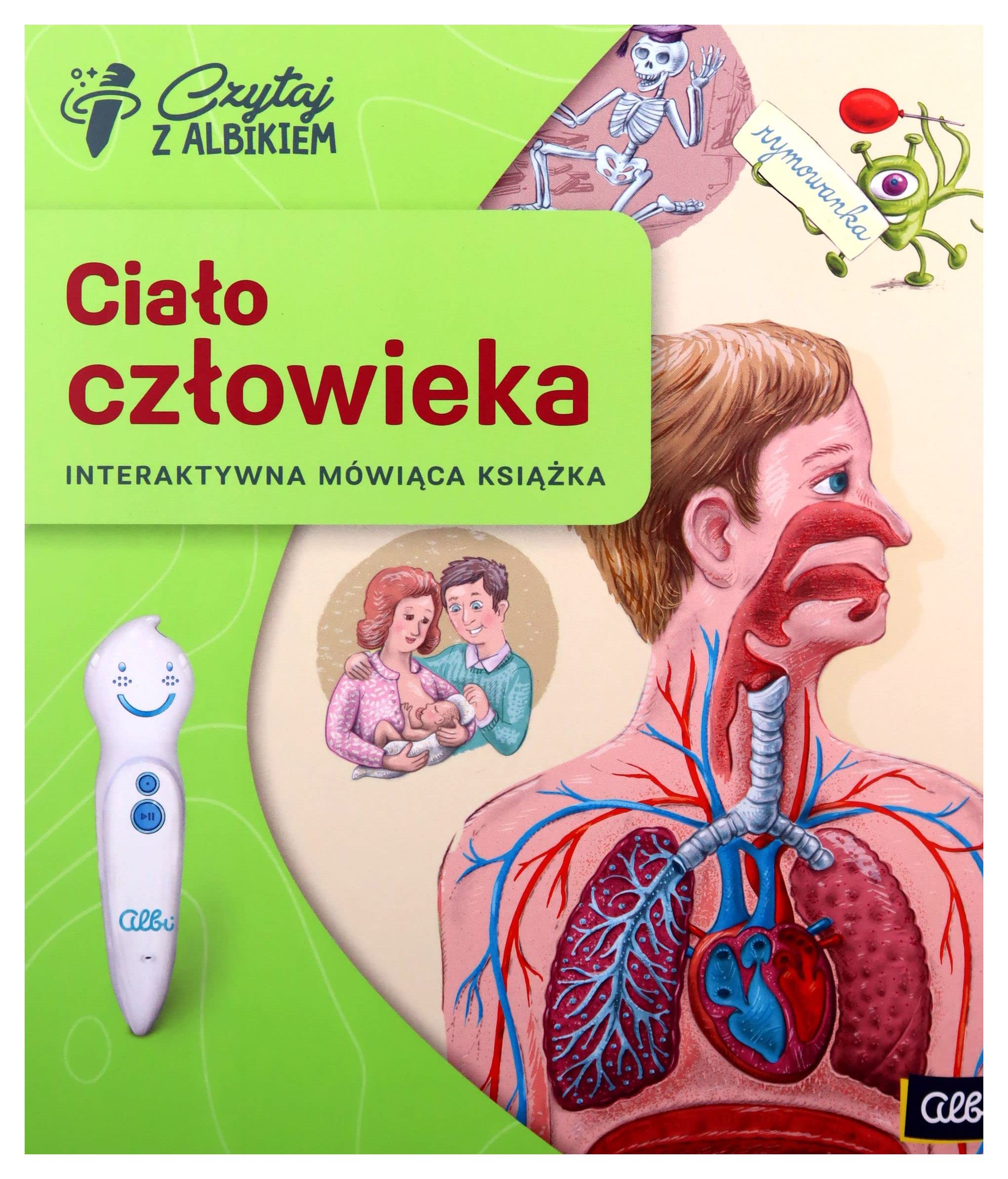 Czytaj z Albikiem. Książka Ludzkie ciało