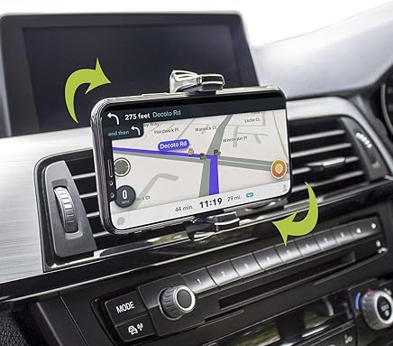 Portatel?fono para ventilaci?n de coche InVent Nova, rotaci?n de 360 grados, universal, de Olixar Portatel?fono para ventilaci?n de coche InVent Nova, rotaci?n de 360 grados, universal, de Olixar