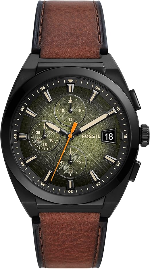 Eco Leather Chronograph Watch 